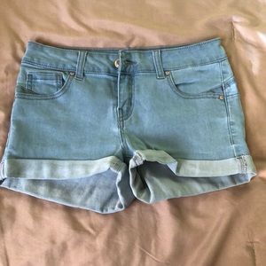 Denim shorts